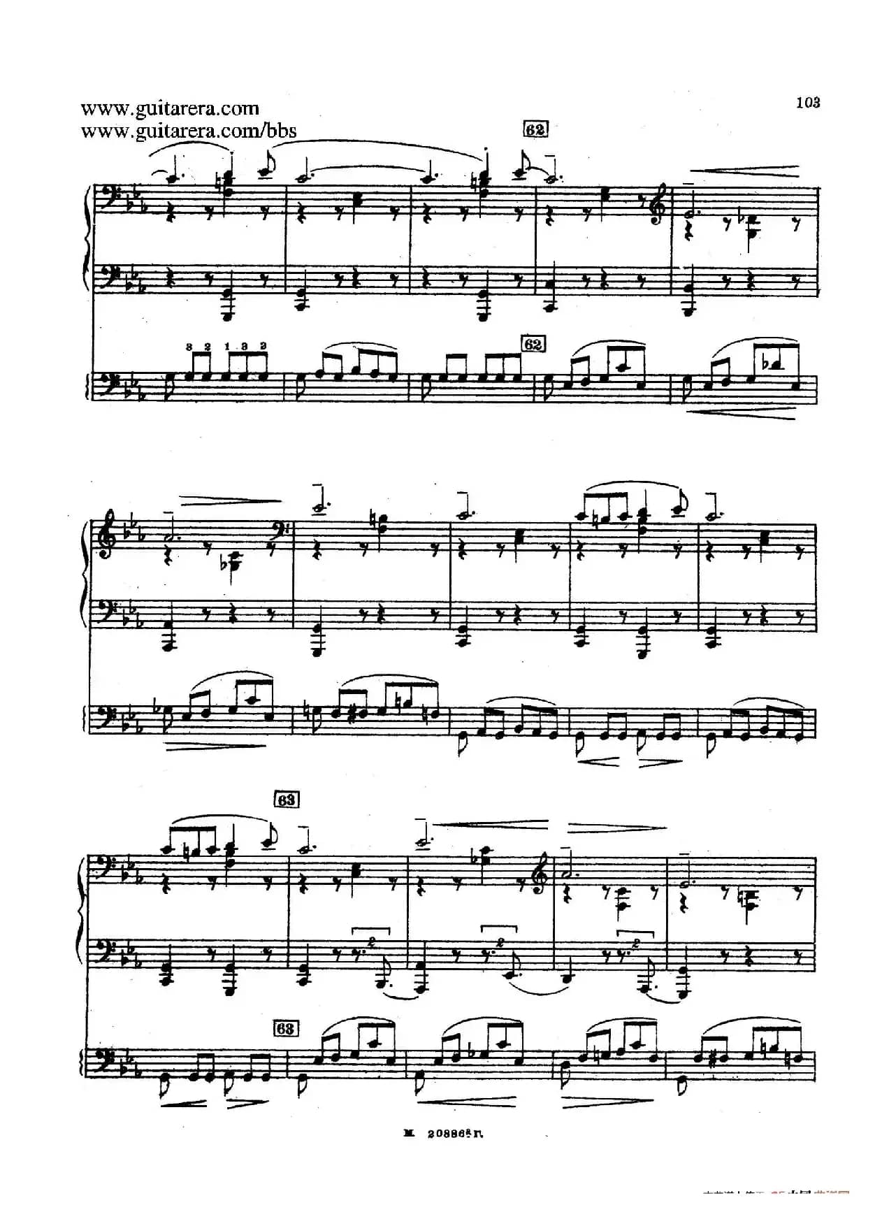 第二双钢琴组曲 Suite for Two Pianos No.2 Op.17(4. 塔兰泰拉舞曲 Tarantella)