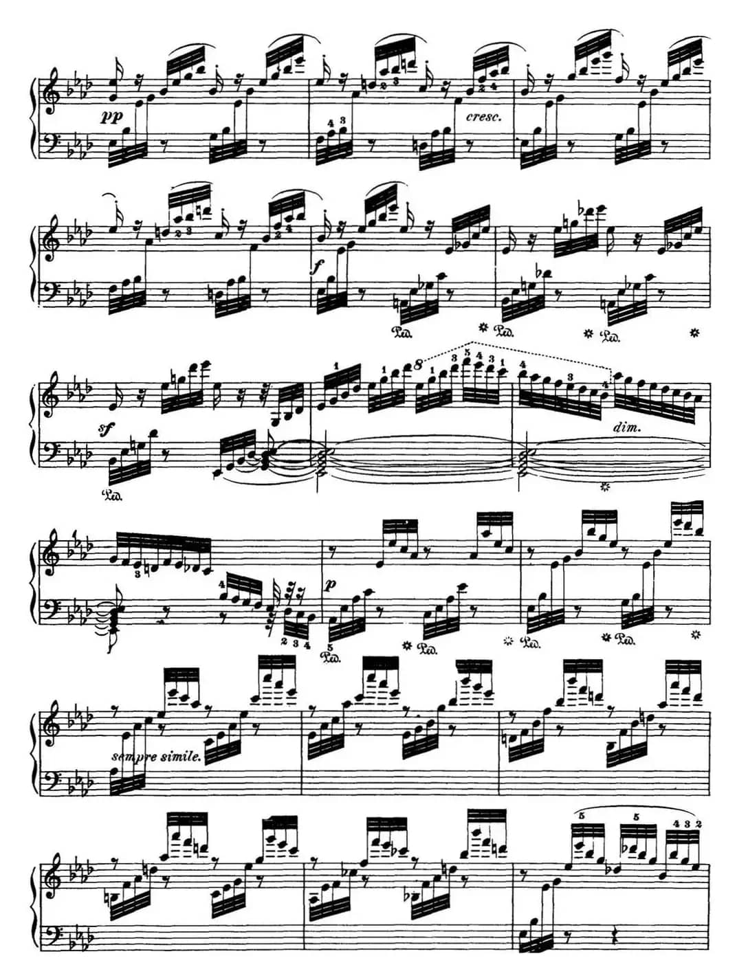 50首车尔尼Op.740钢琴手指灵巧技术练习曲（NO.6）