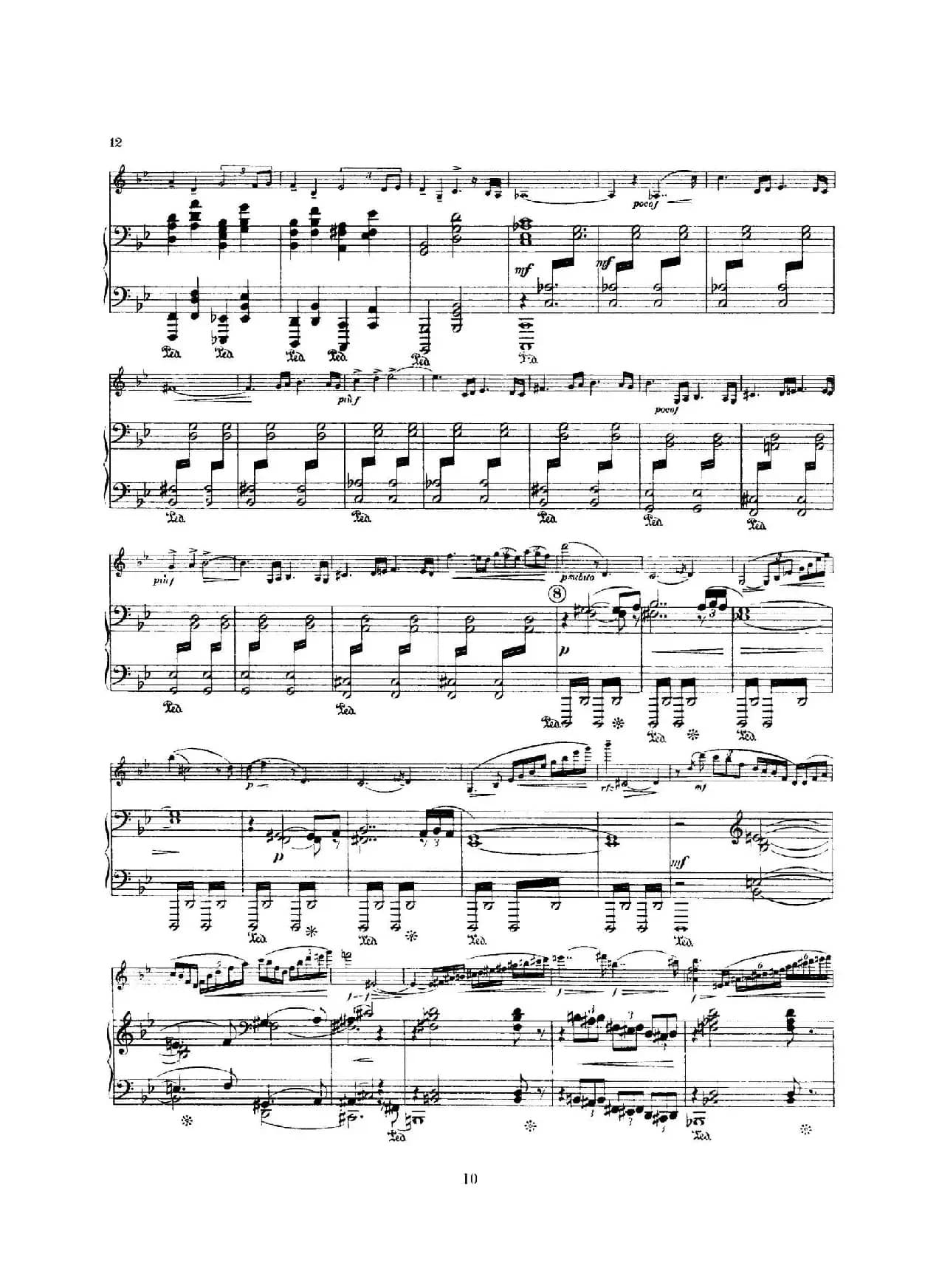 Concerto in D Minor Op.47（小提琴+钢琴伴奏）
