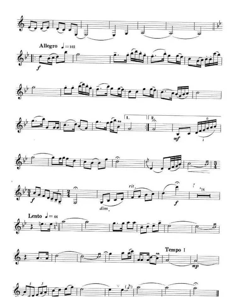 草原歌声（单簧管）