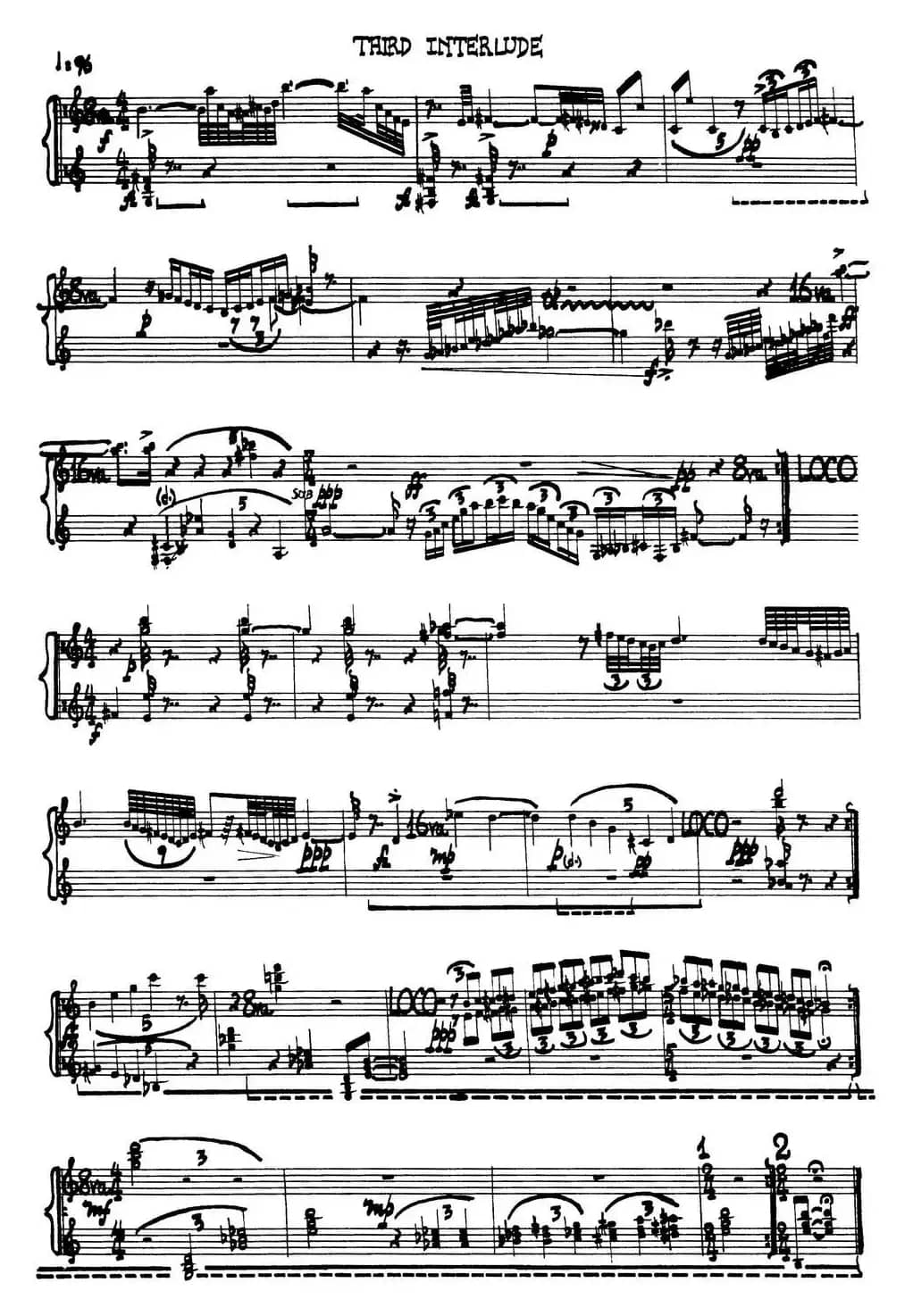 为加料钢琴而作的奏鸣曲与间奏曲(THIRD INTERLUDE)