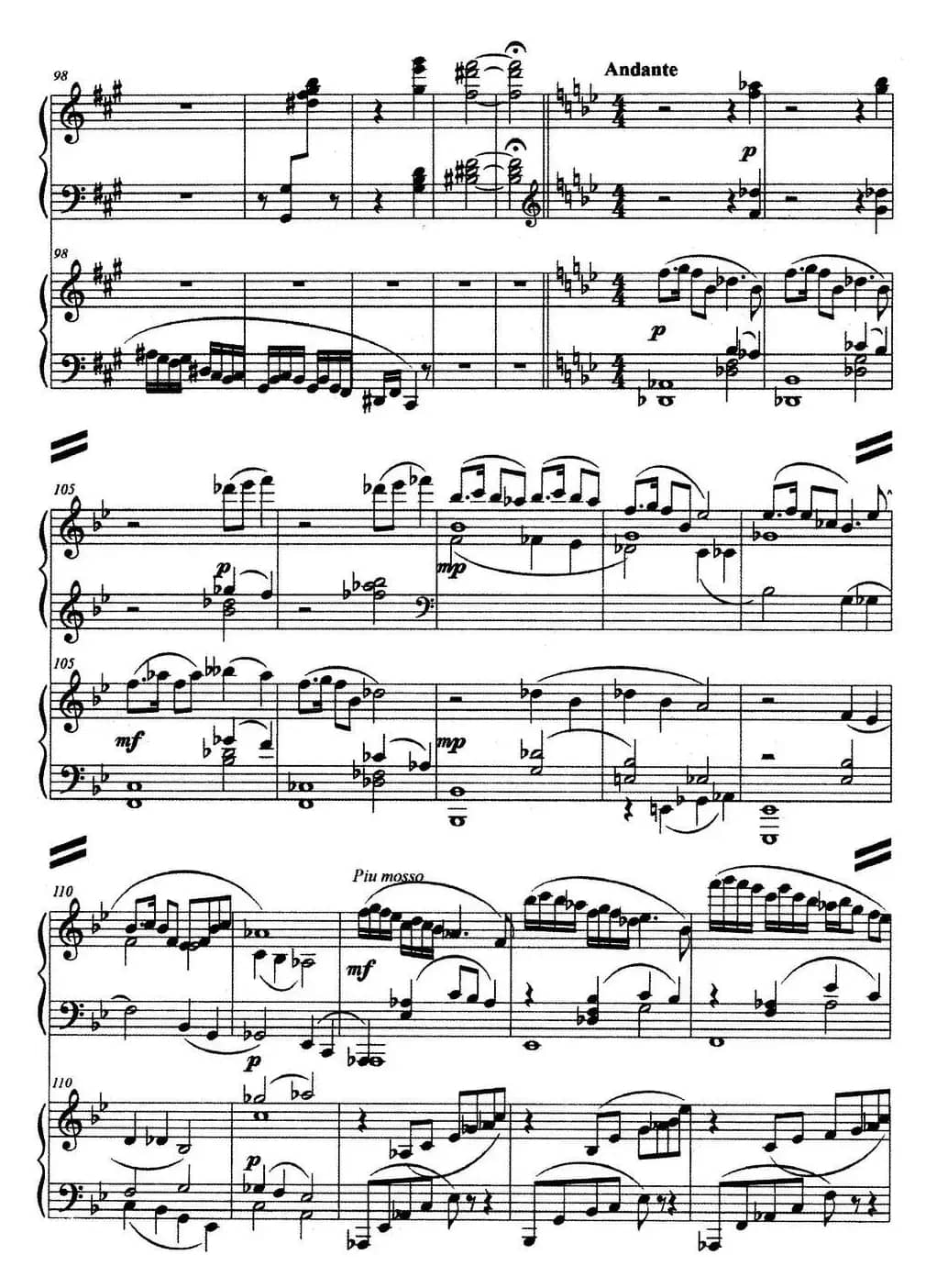 山歌与小调（双钢琴）