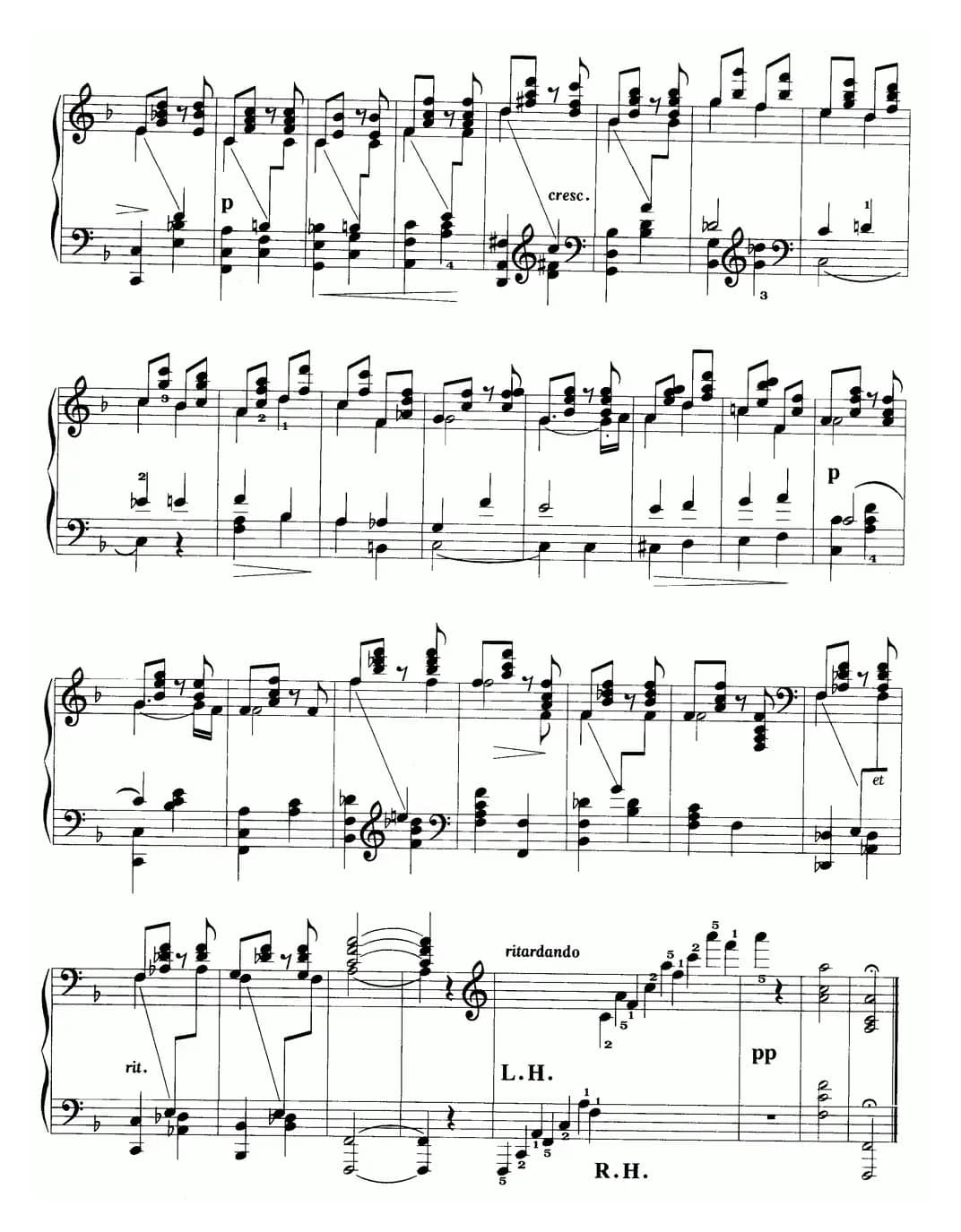 F大调旋律（安东·鲁宾斯坦作品第3号之一）