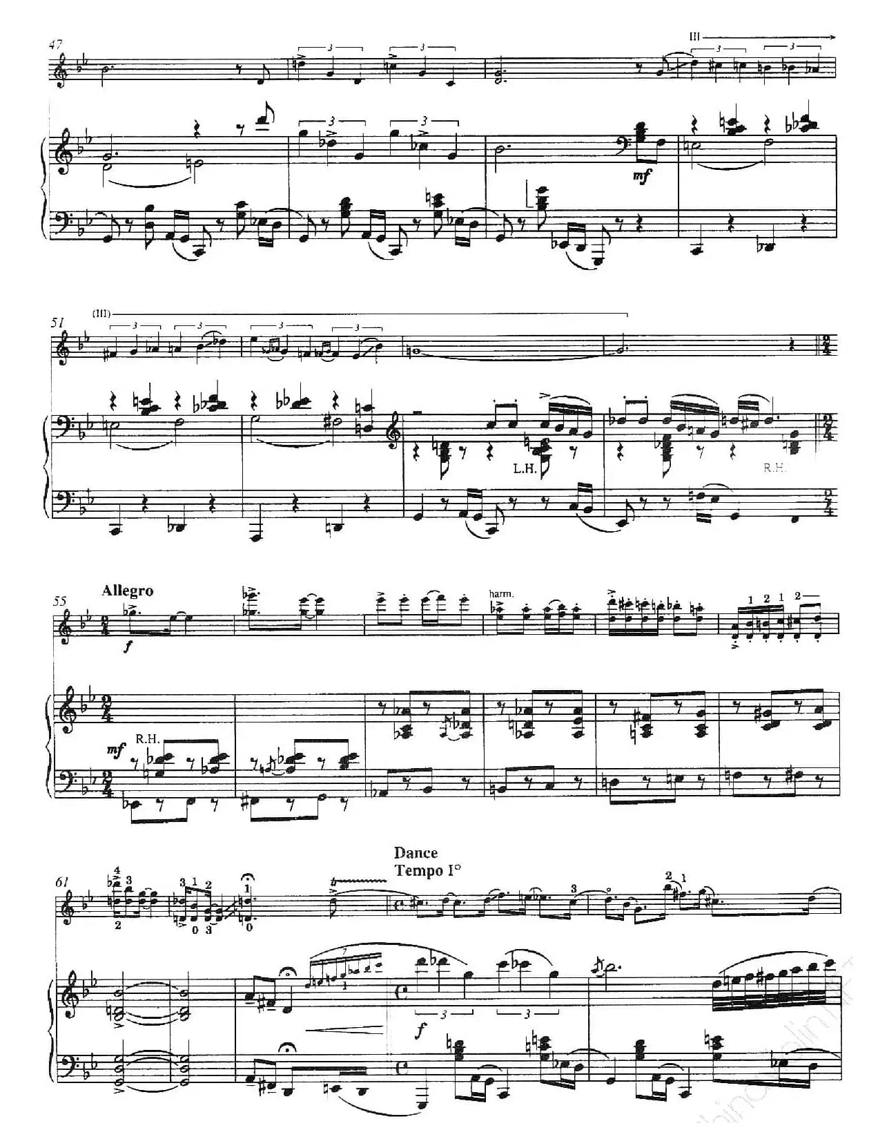 不必如此（It Ain't Necessarily So）（选自《波吉与贝丝》）（小提琴+钢琴伴奏）