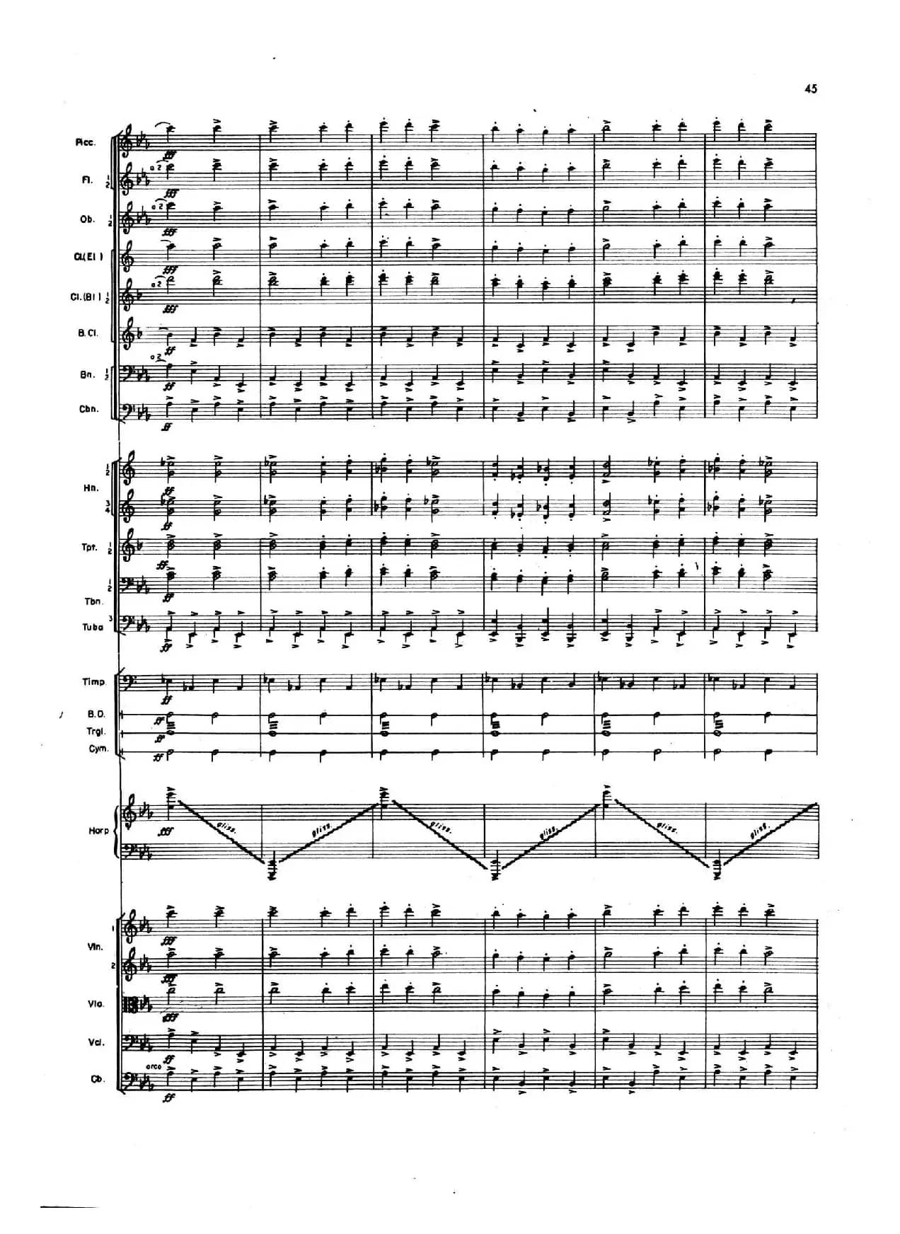 OVERTURE TO CANDIDE（《坎迪德》序曲）（交响乐总谱）