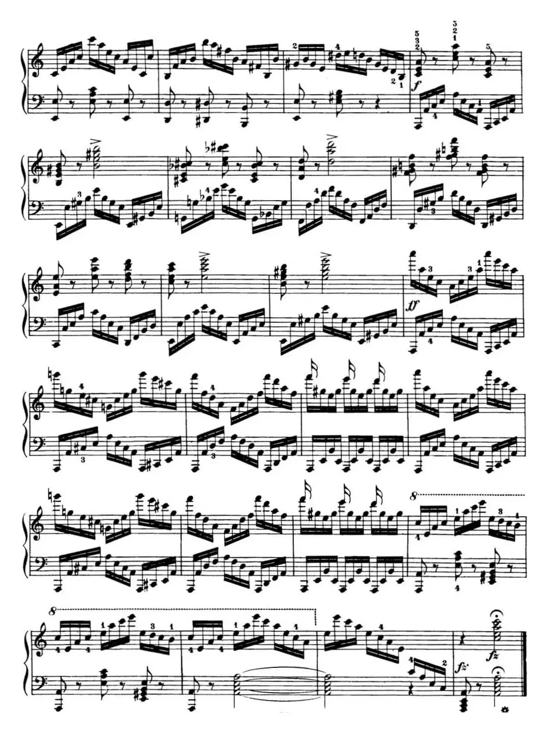 50首车尔尼Op.740钢琴手指灵巧技术练习曲（NO.31）