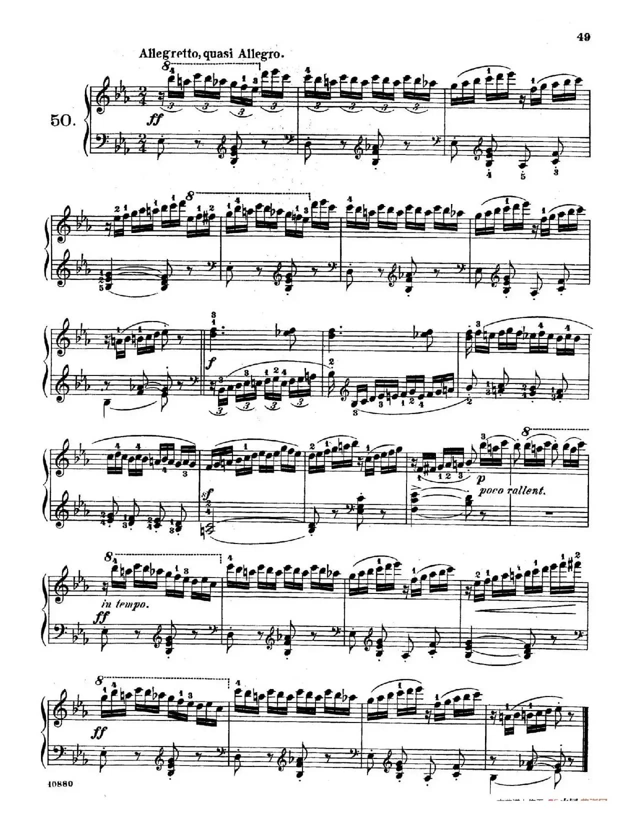 Etudes Enfantines Op.37（儿童钢琴练习曲 第46——50首）