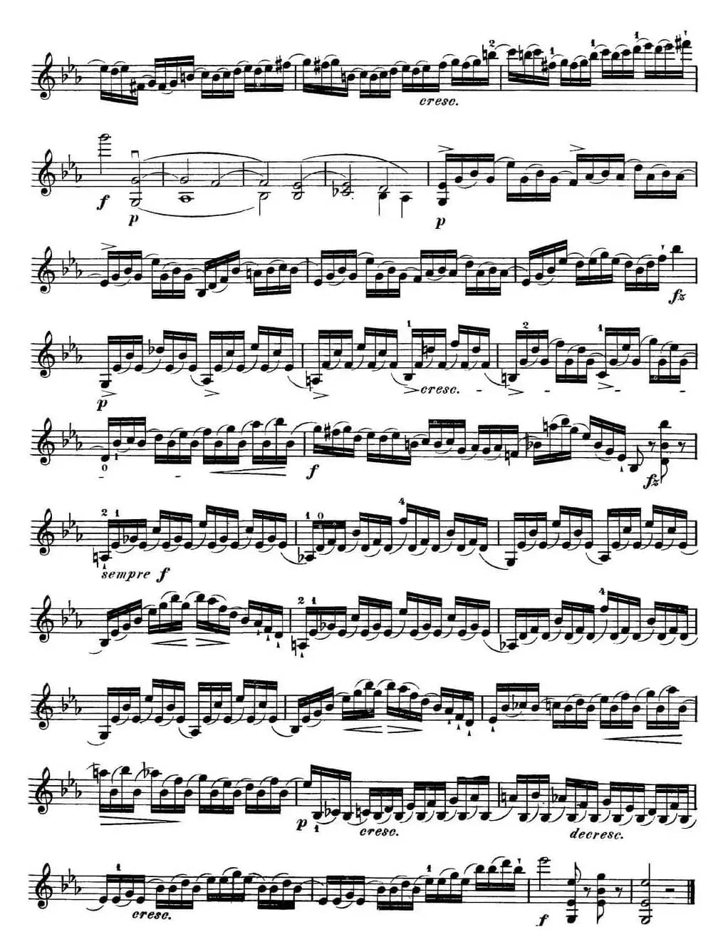 马扎斯小提琴练习曲 Op.36 第二册 华丽练习曲（49）