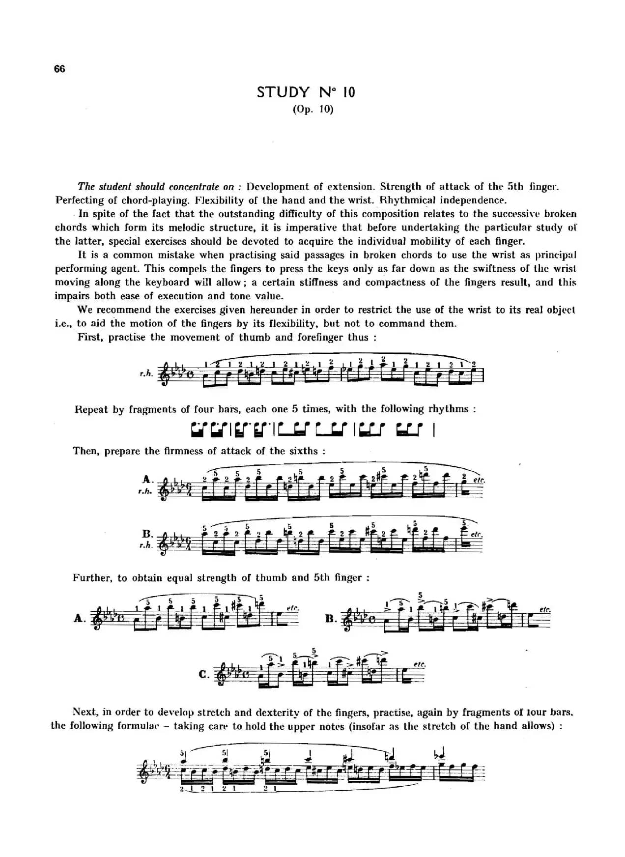 12 Etudes Op.10 柯尔托教学版(12首练习曲·10)