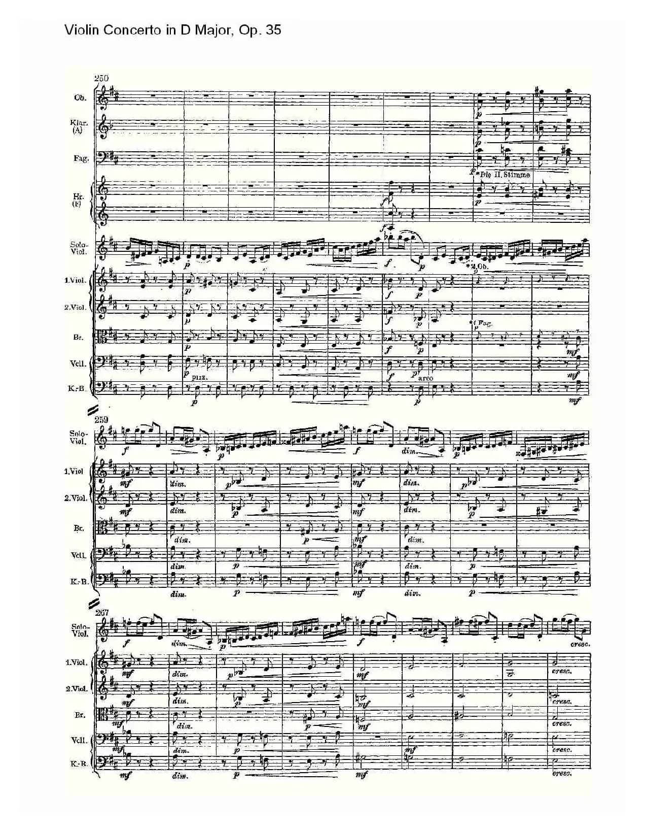 D大调小提琴协奏曲, Op.35第三乐章（一）