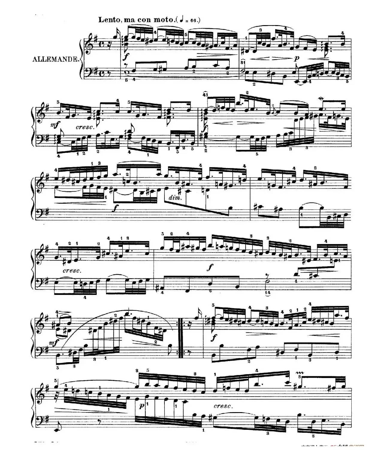 Six Partitas BWV 825-830（6首帕蒂塔·6）