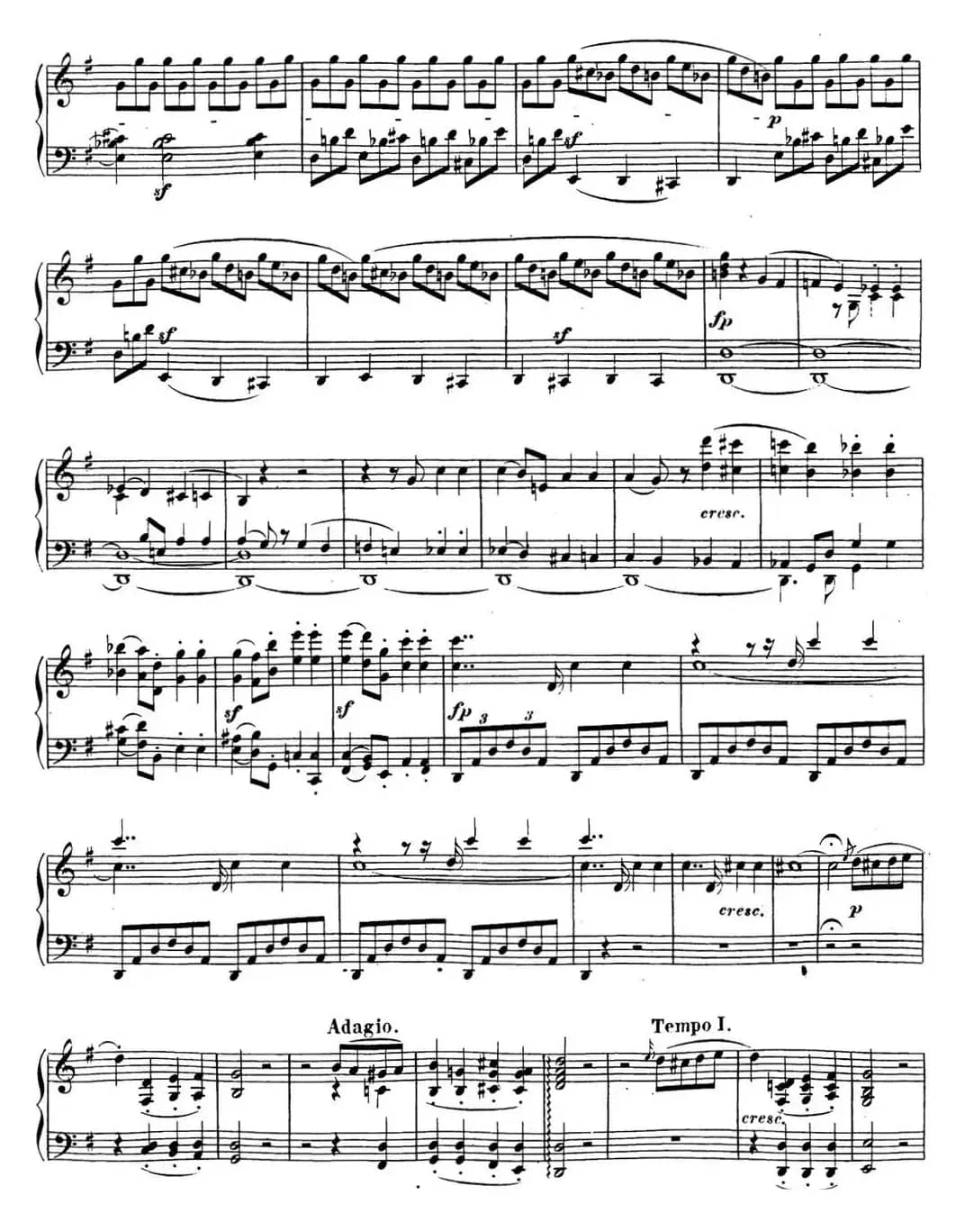 贝多芬钢琴奏鸣曲16 G大调 Op.31 No.1 G major