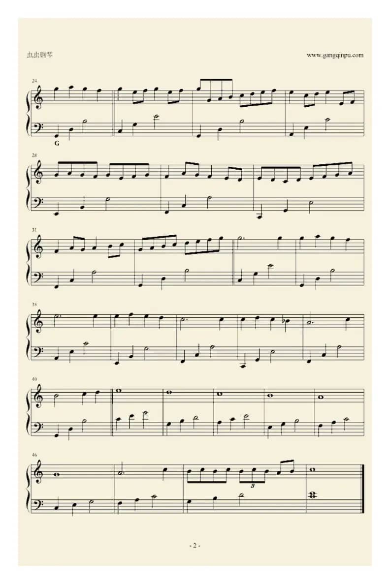 卡农（初学版）（王晨溢编曲版）