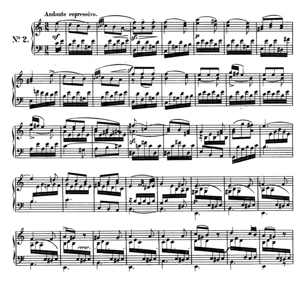 门德尔松无词歌Op.19（NO.2）