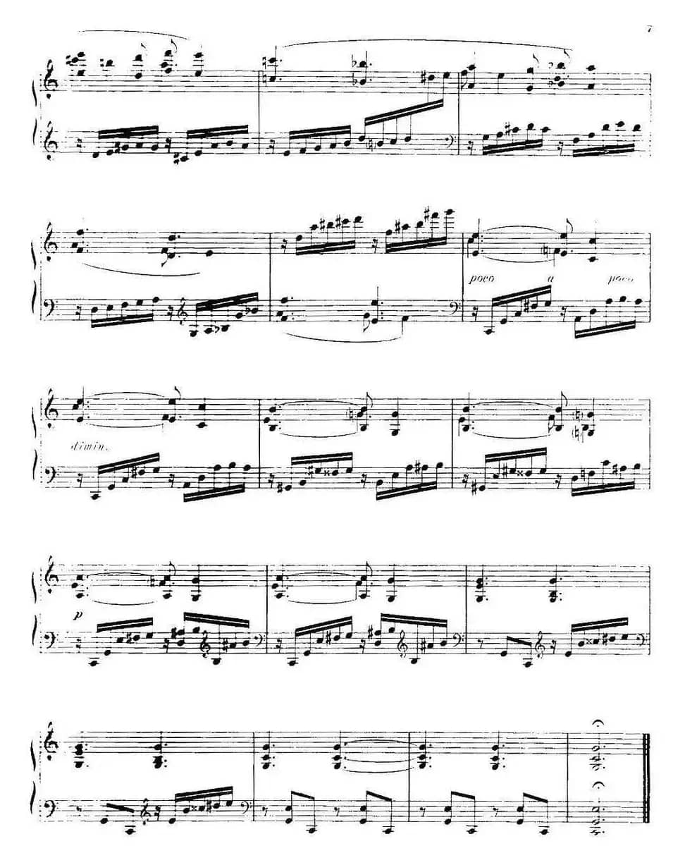 福雷13首船歌：Barcarolle No·13 in C, Op·116