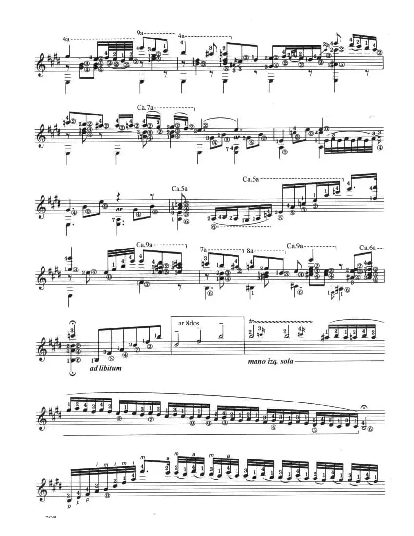 古典吉他考级十级外国乐曲A组（2、夜曲）