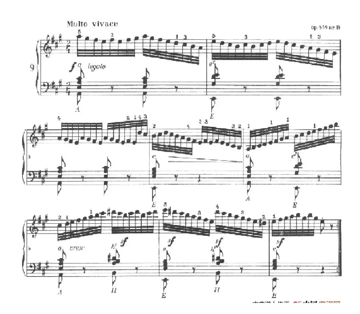 《车尔尼手风琴练习曲集》第Ⅱ册（第9——11首）