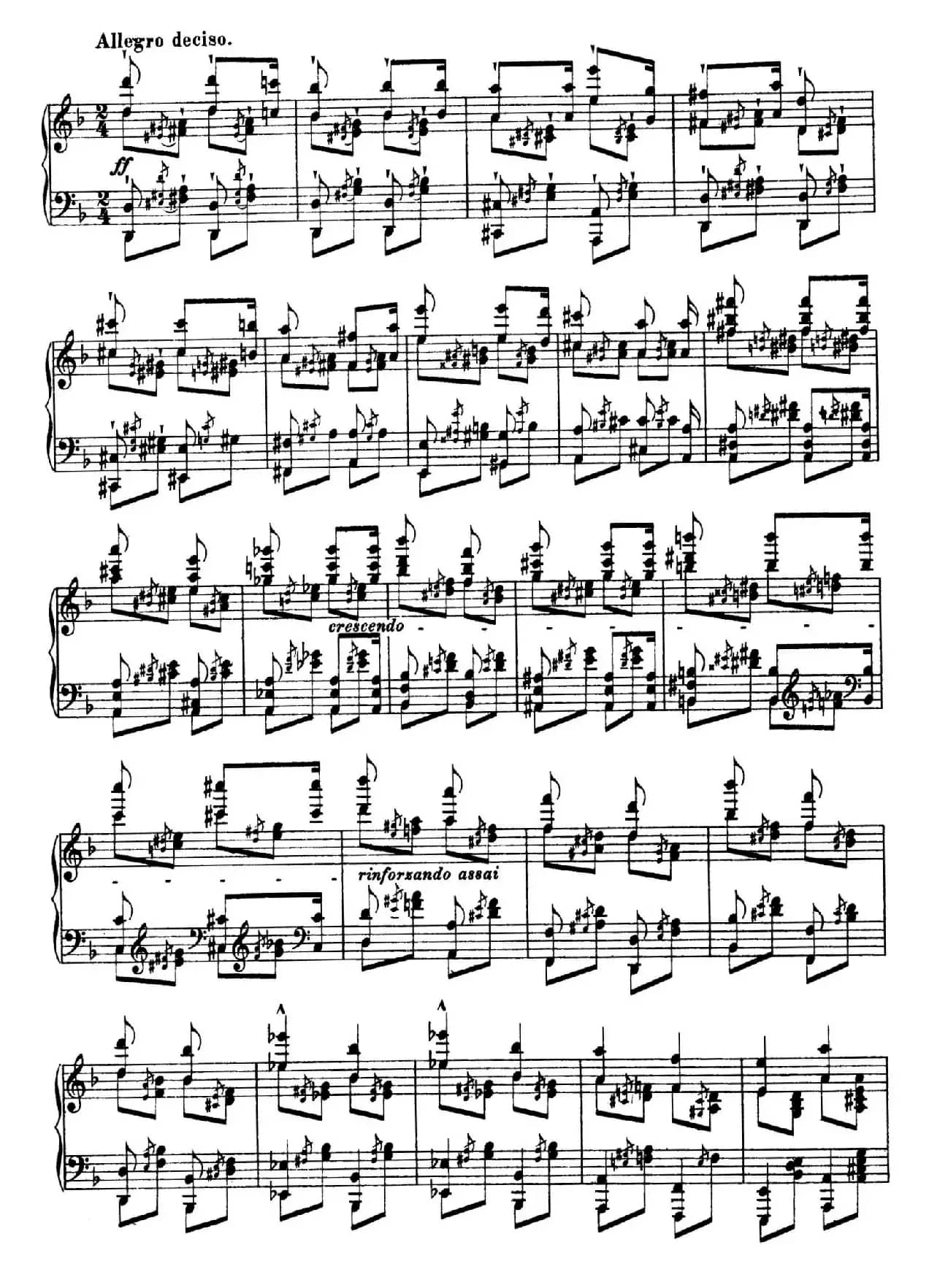 12 Etudes d'execution Transcendante S.139（12首超技练习曲·4）