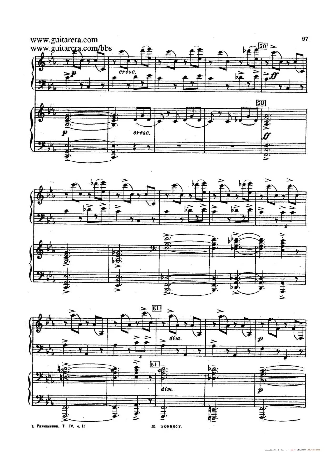 第二双钢琴组曲 Suite for Two Pianos No.2 Op.17(4. 塔兰泰拉舞曲 Tarantella)