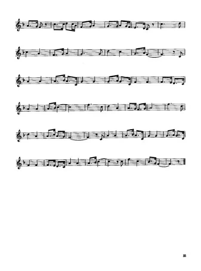 小号考级二级乐曲9首