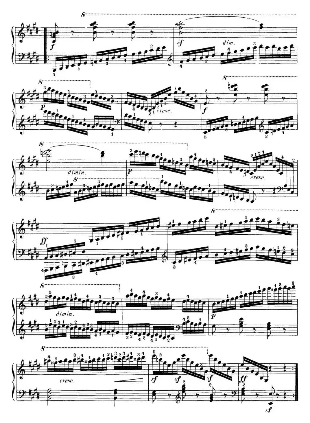 40首车尔尼Op.299钢琴快速练习曲（NO.33）