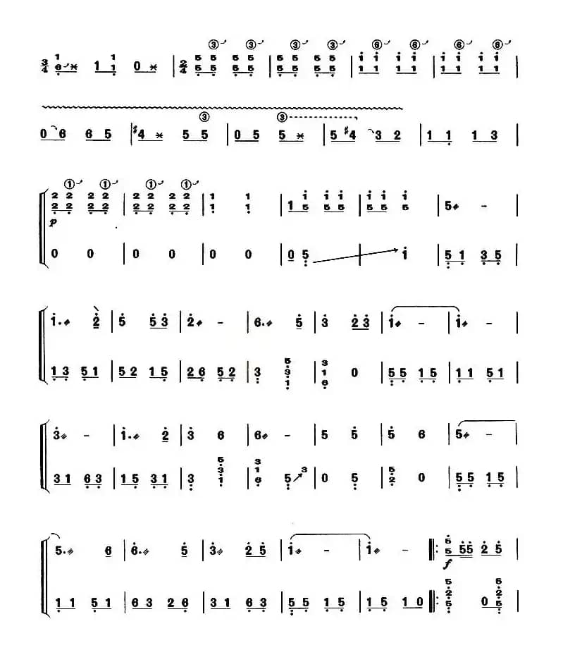 丰收锣鼓（【上海筝会】考级六级曲目）