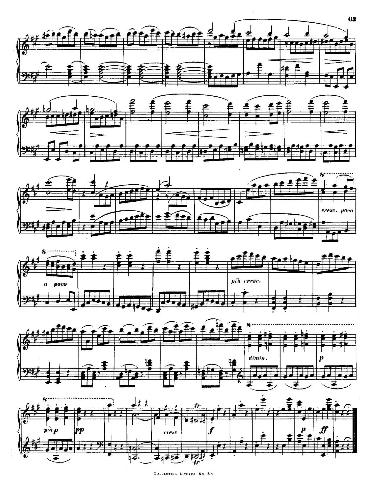 String Quartet No.15 in a Minor Op.132（a小调第十五弦乐四重奏·钢琴独奏版）