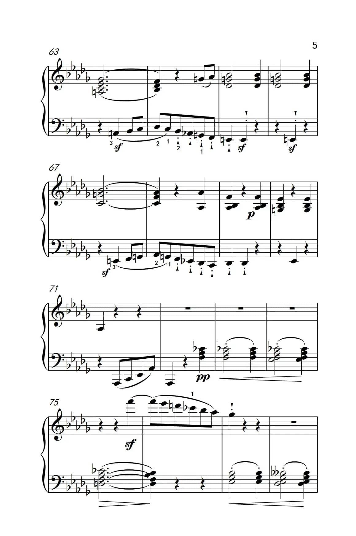 奏鸣曲 Opus 10 Nr.2 第二乐章（贝多芬奏鸣曲集 2）