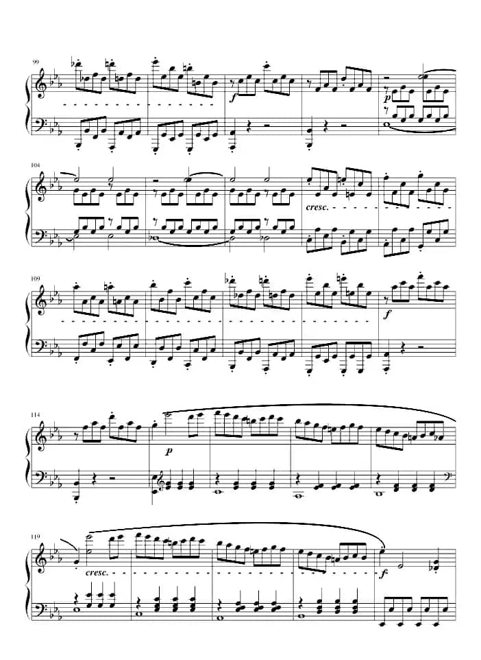 悲怆奏鸣曲第一乐章