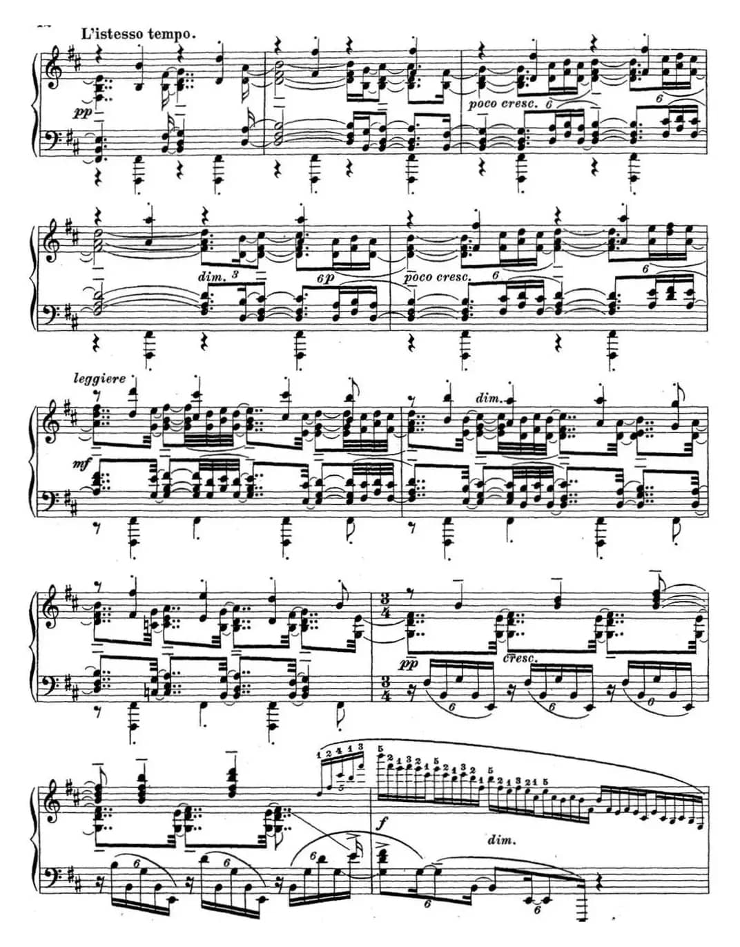 拉赫玛尼诺夫 钢琴前奏曲21 B小调 Op.32 No.10