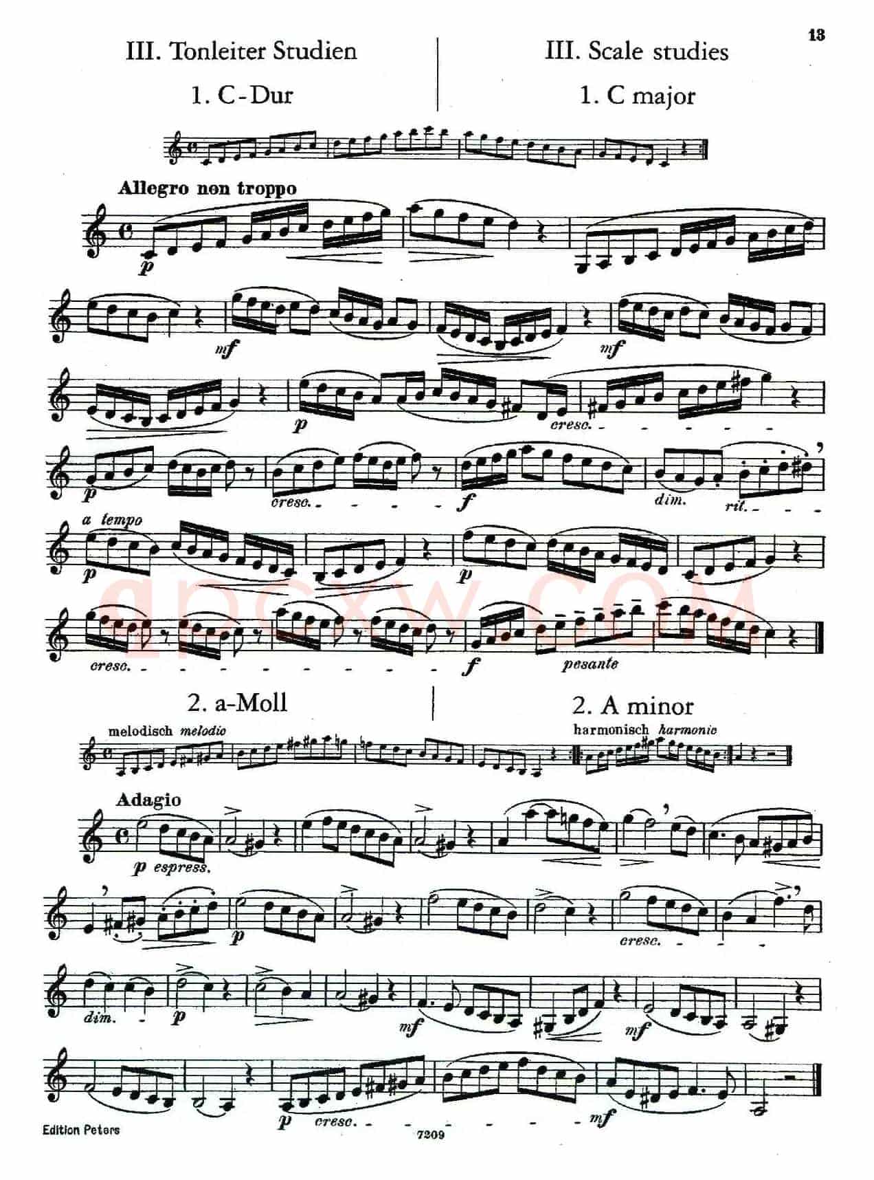 DEMNITZ（单簧管练习曲）