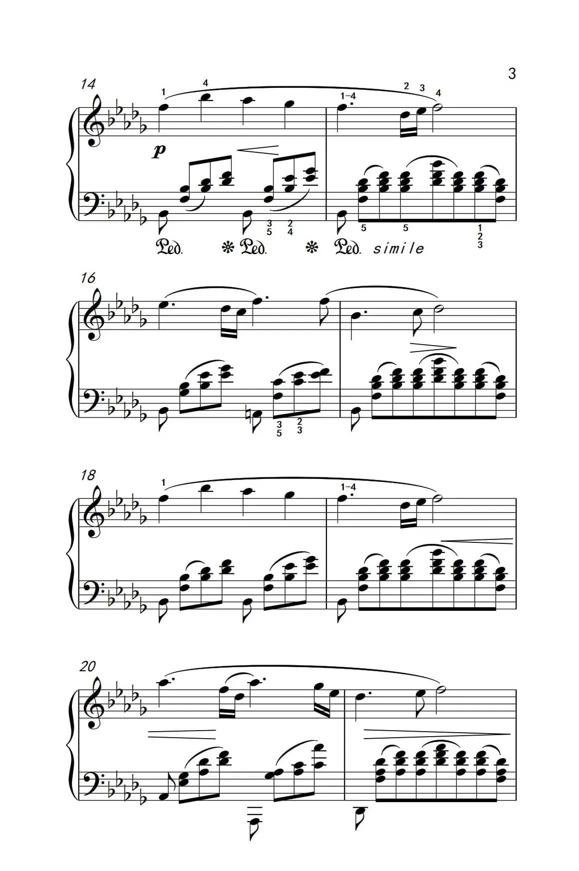 第九级2.云雀（中央音乐学院 钢琴（业余）考级教程 7-9级）