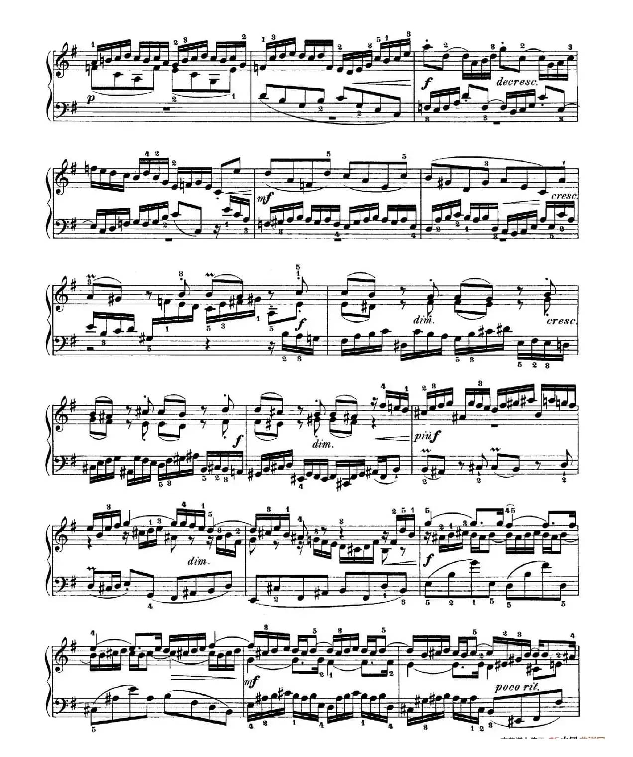 Six Partitas BWV 825-830（6首帕蒂塔·6）