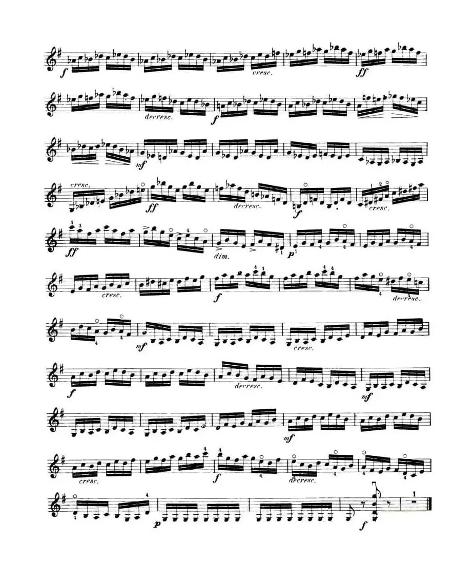 开塞（KAYSER 36首小提琴练习曲之11）