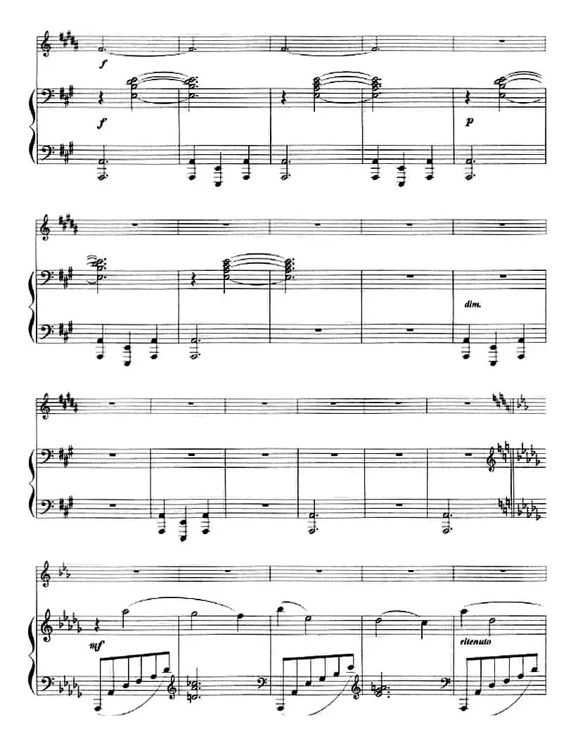 纪念册的一页（小号+钢琴伴奏）