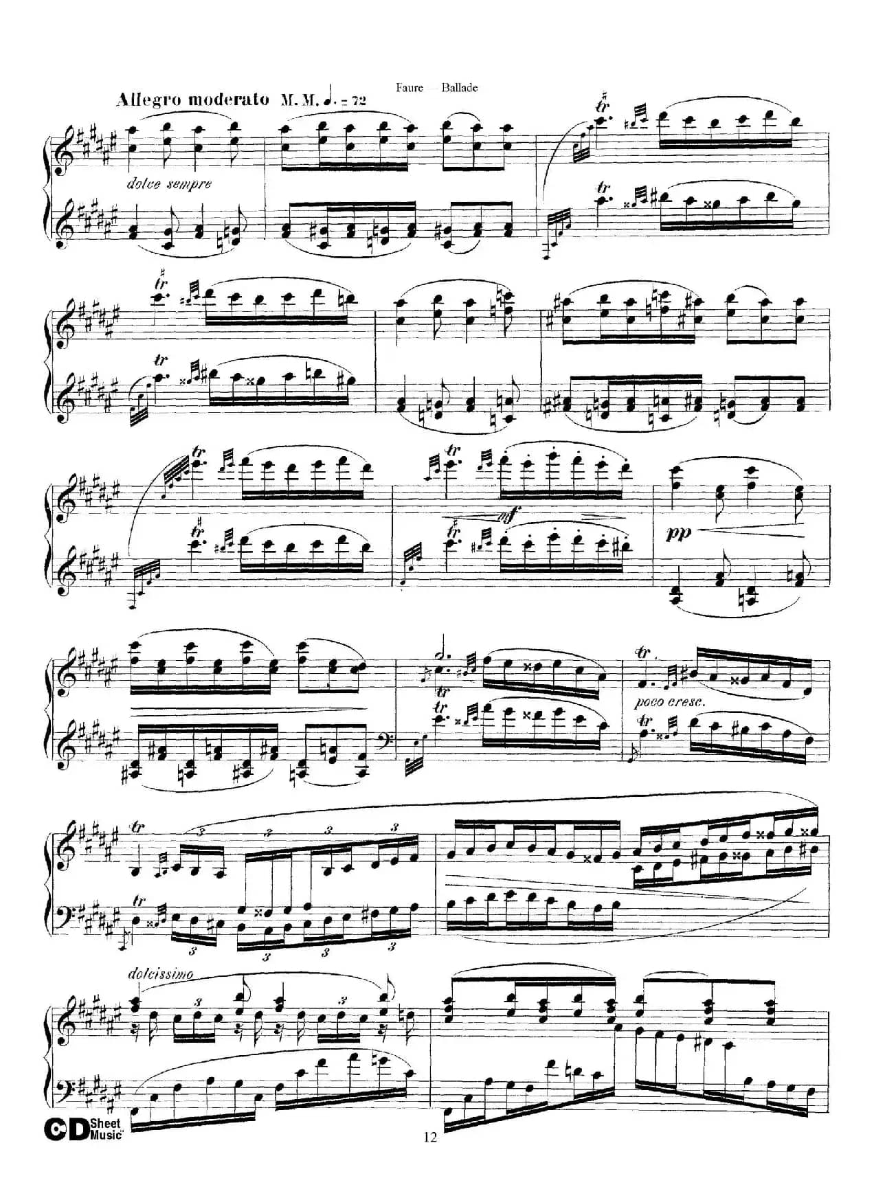 Ballade Op.19（叙事曲）