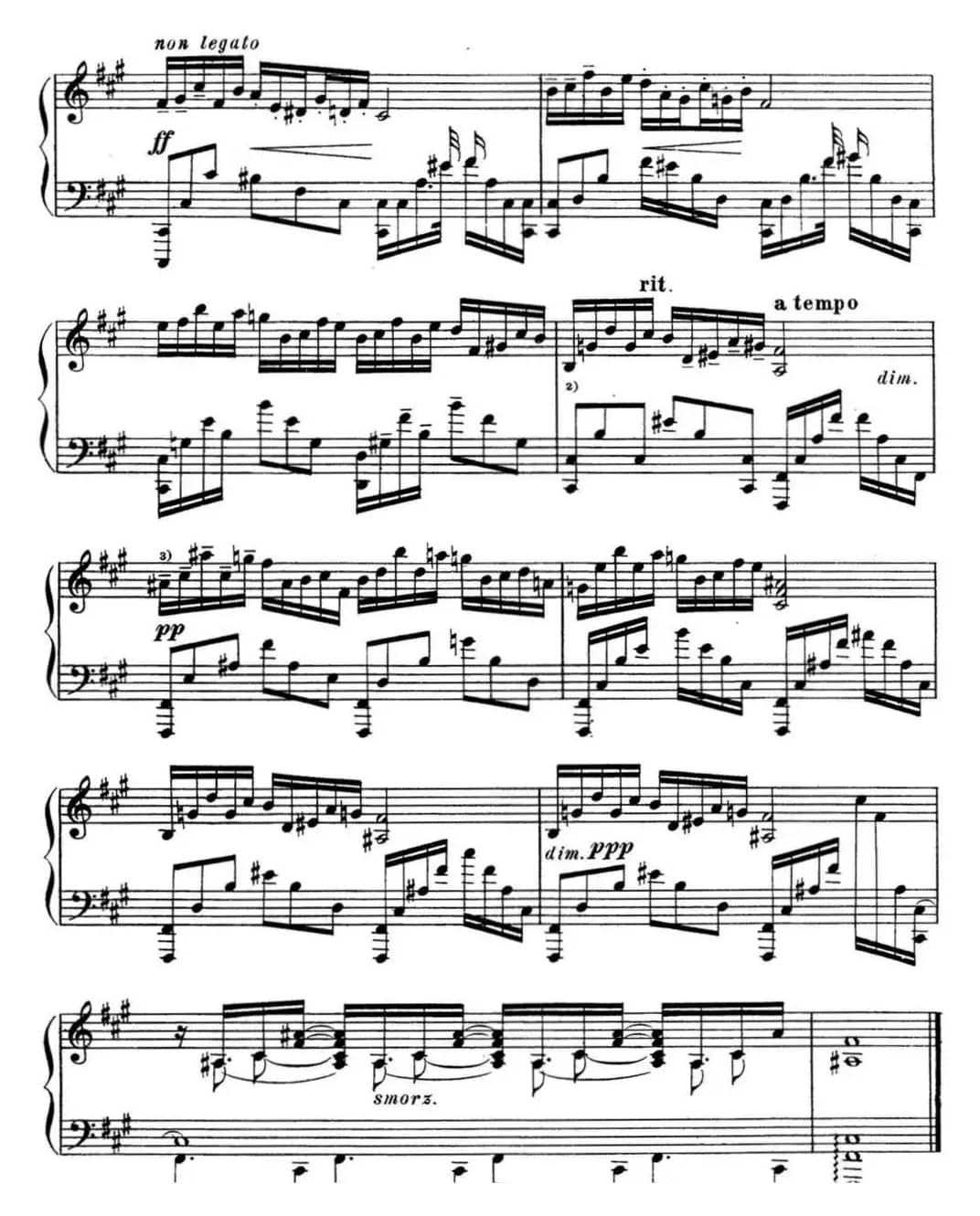 斯克里亚宾 钢琴练习曲 Op.8 No.2 Alexander Scriabin Etudes