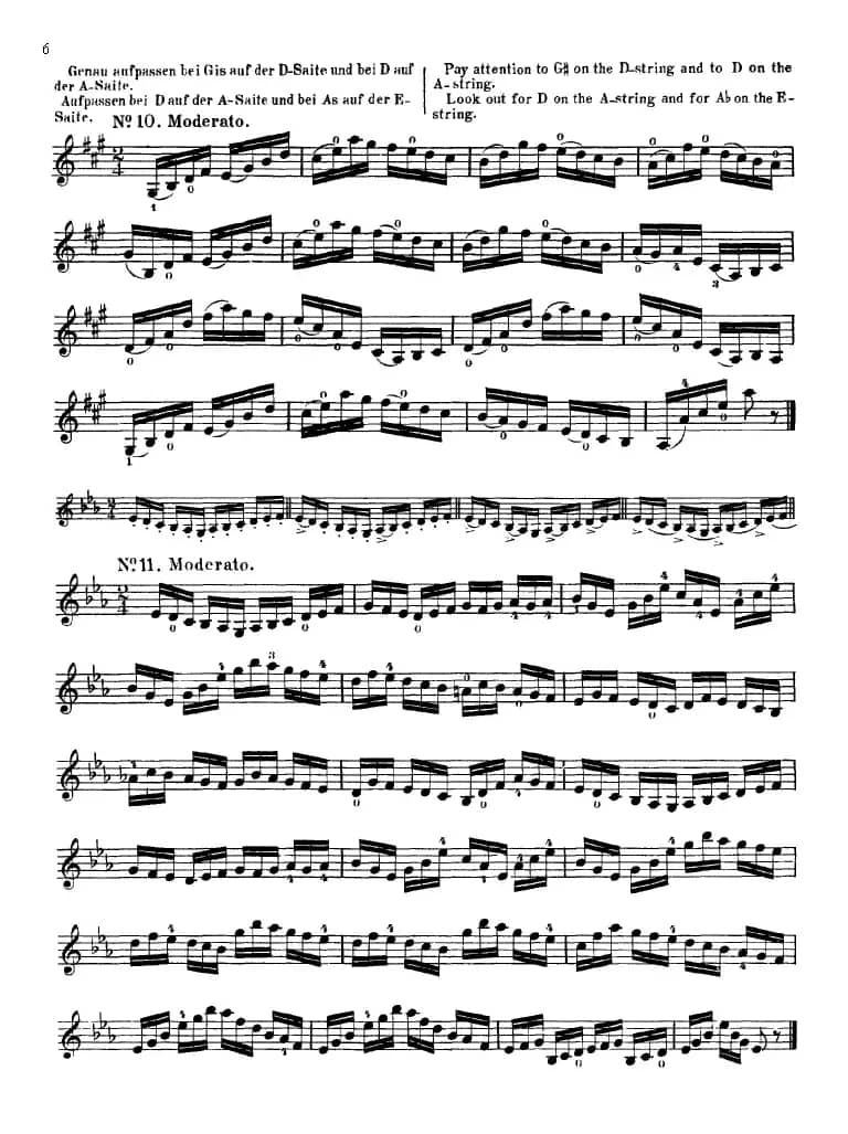 沃尔法特60首练习曲 Op.45（第1-10页）