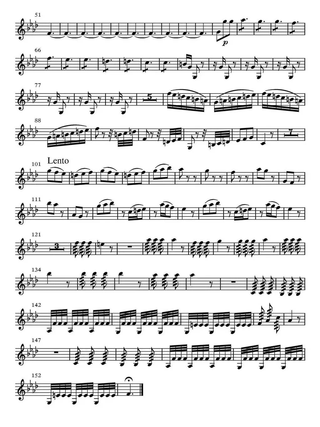 All parts of Winter（四季·冬天）（第一小提琴分谱）