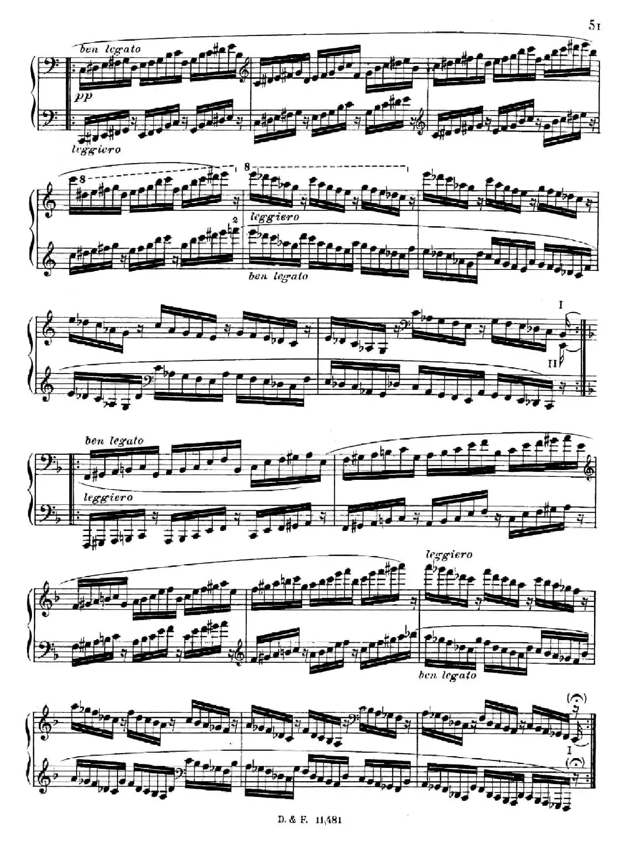 51 Exercises, WoO 6（51首钢琴练习 31—37）