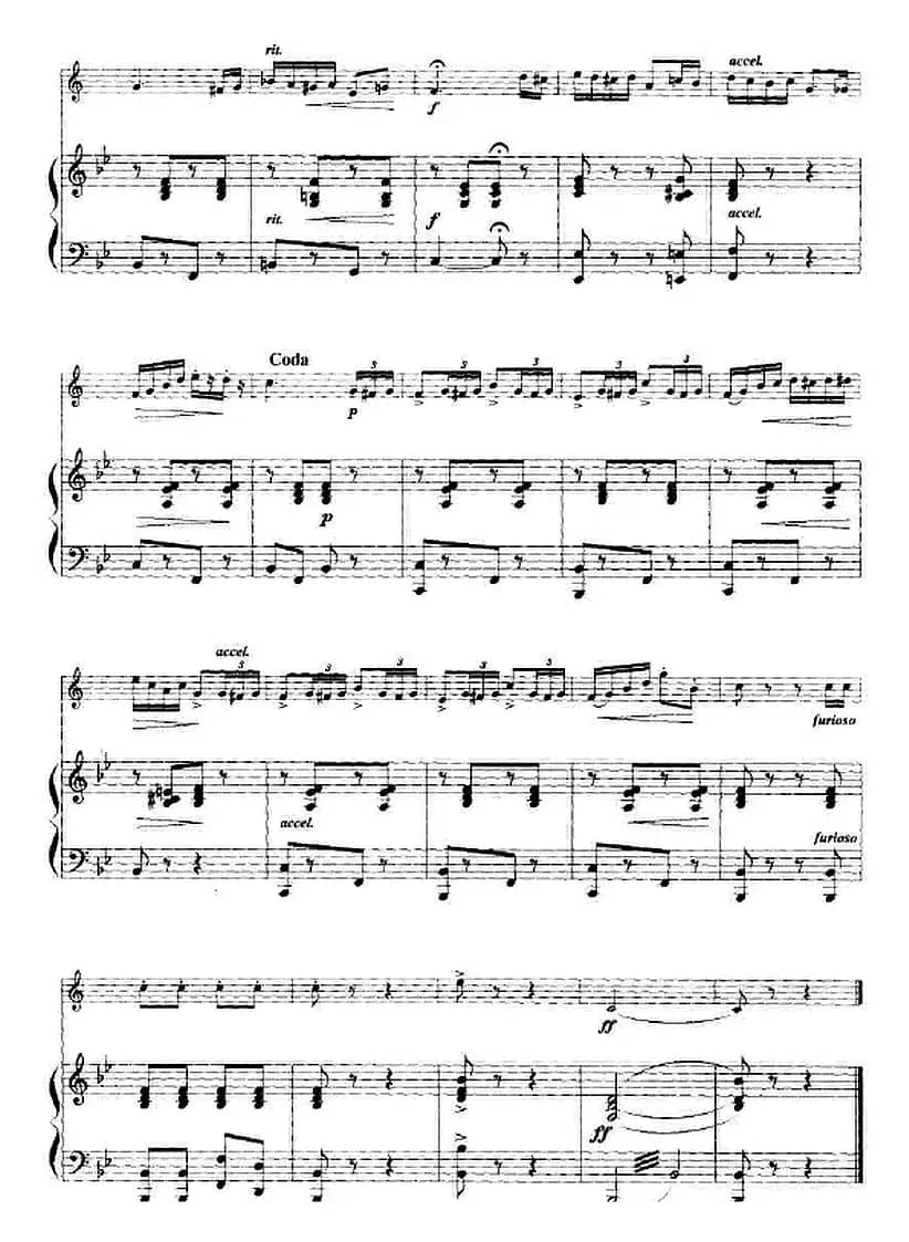 山楂树（小号+钢琴伴奏）