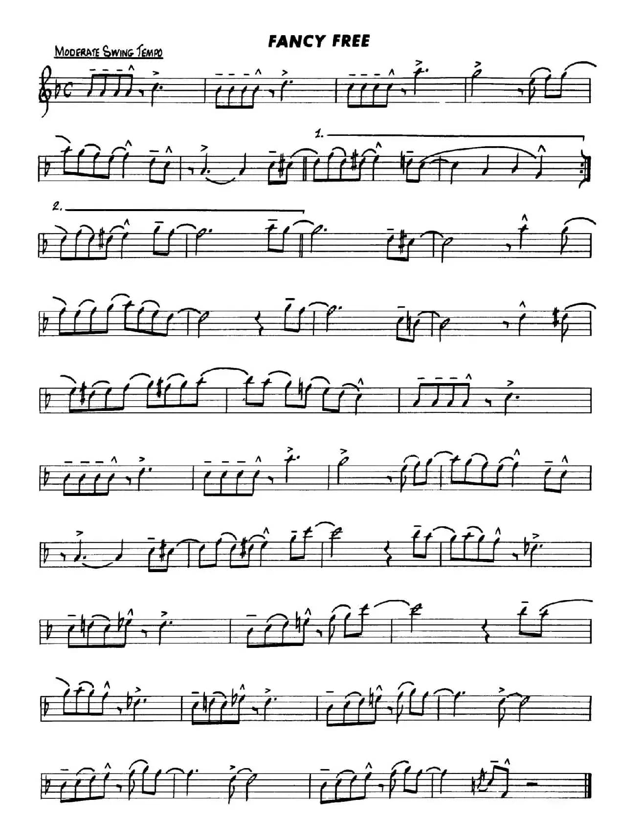 Basic Jazz Conception for sax