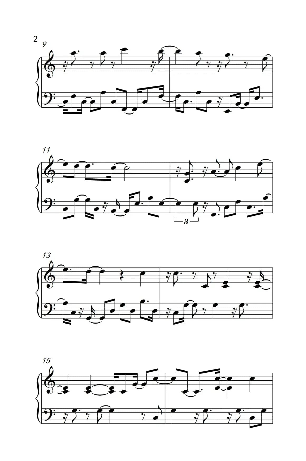 放心去飞（《弹吧音教》制谱版）