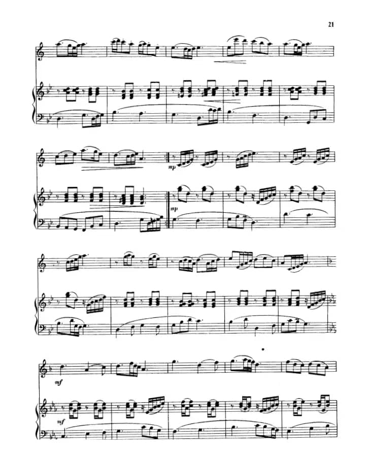 欢乐的那达慕 （单簧管+钢琴伴奏）