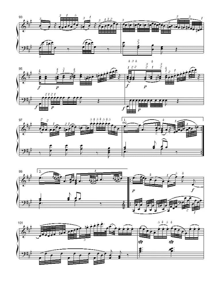 A大调钢琴奏鸣曲