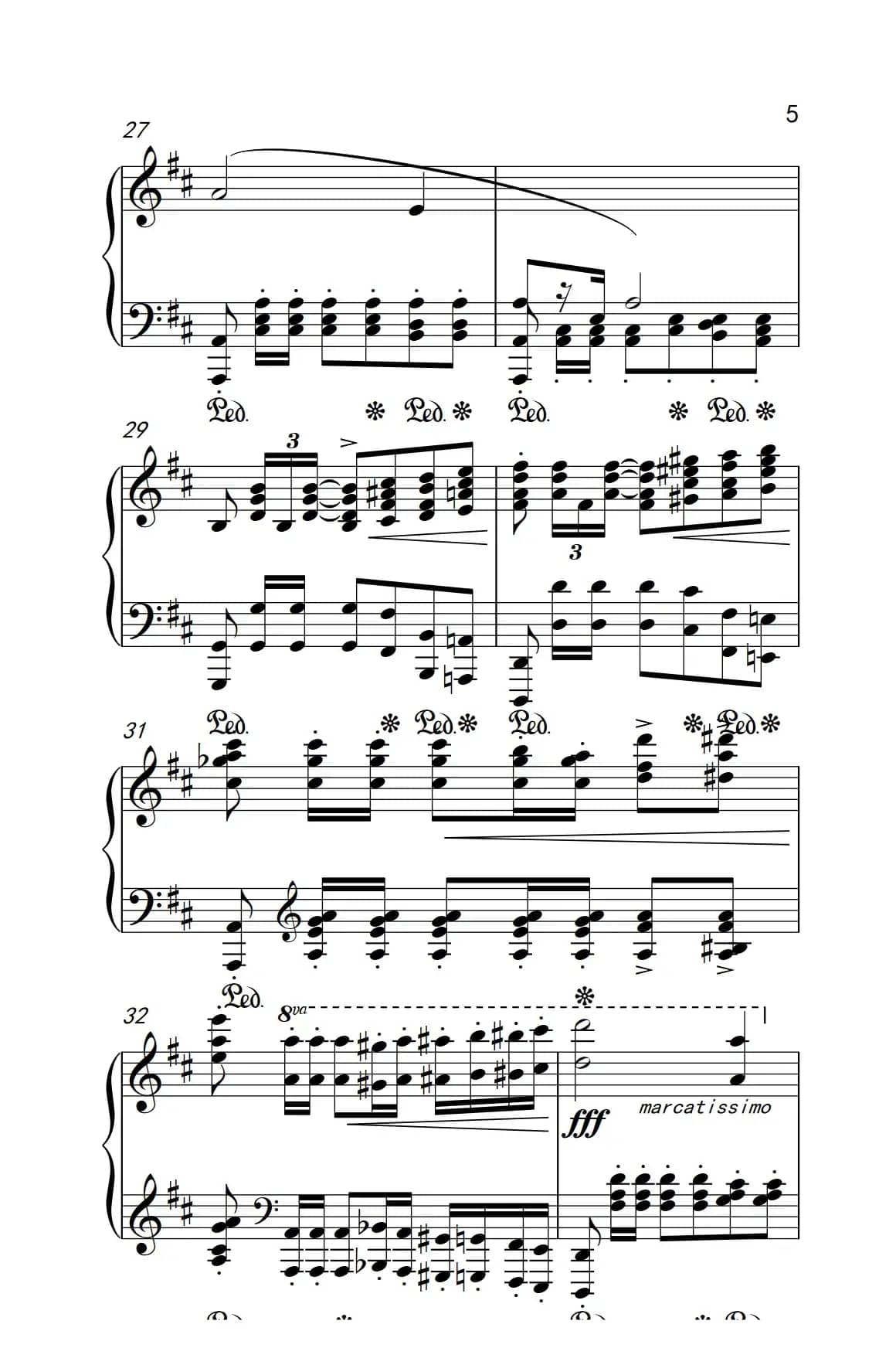 bA大调波兰舞曲