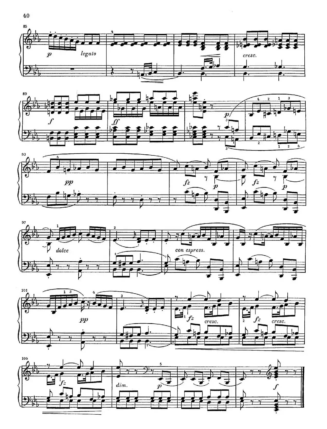 Sonata in g Minor Op.34-2（g小调钢琴奏鸣曲）