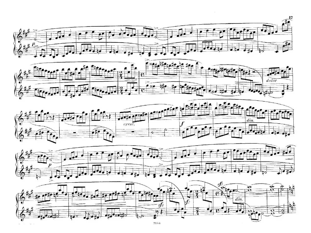 Deux Morceaux Pour Quatre Mains Op.43(2首四手联弹小品·2)