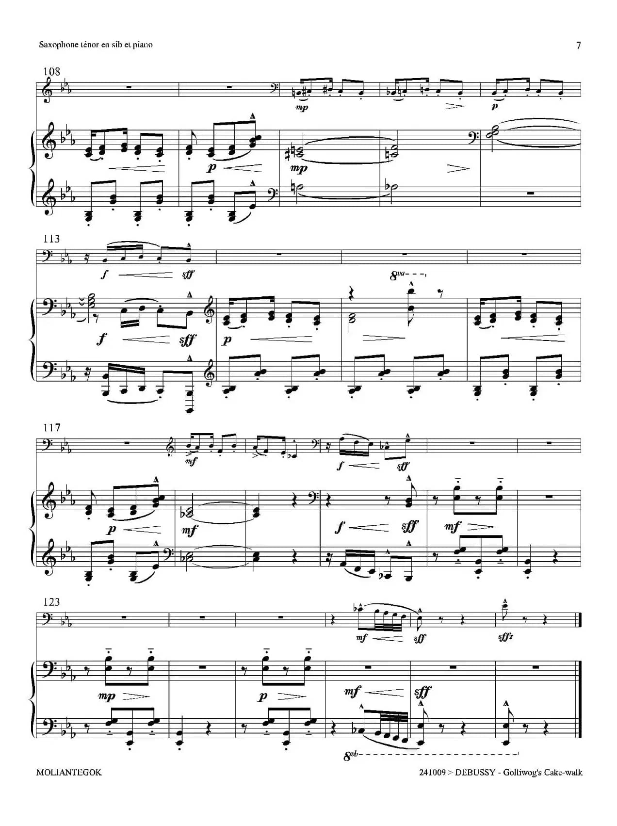 木偶步态舞（次中音萨克斯+钢琴伴奏）