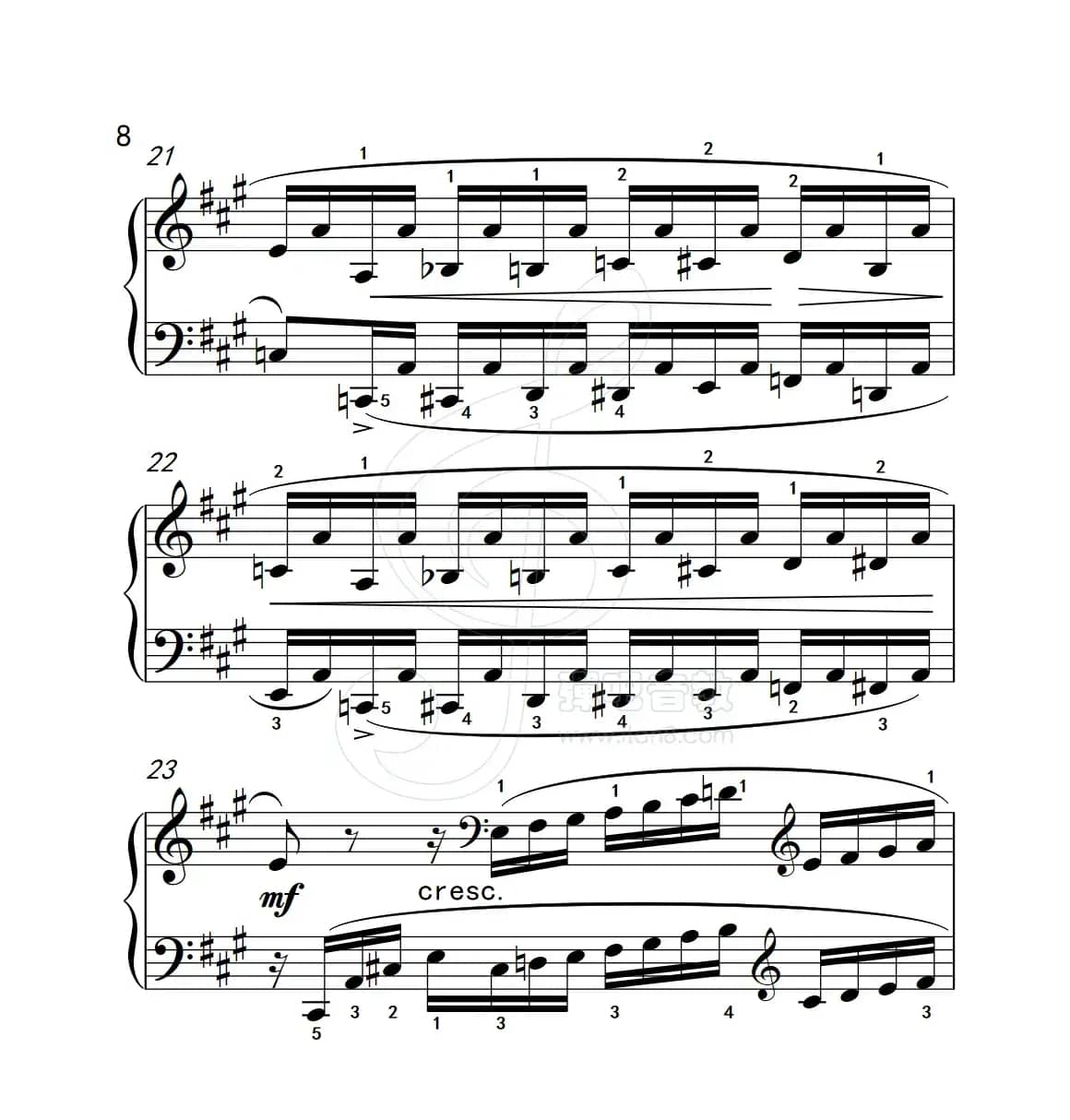 练习曲 4（克拉莫钢琴练习曲60首）